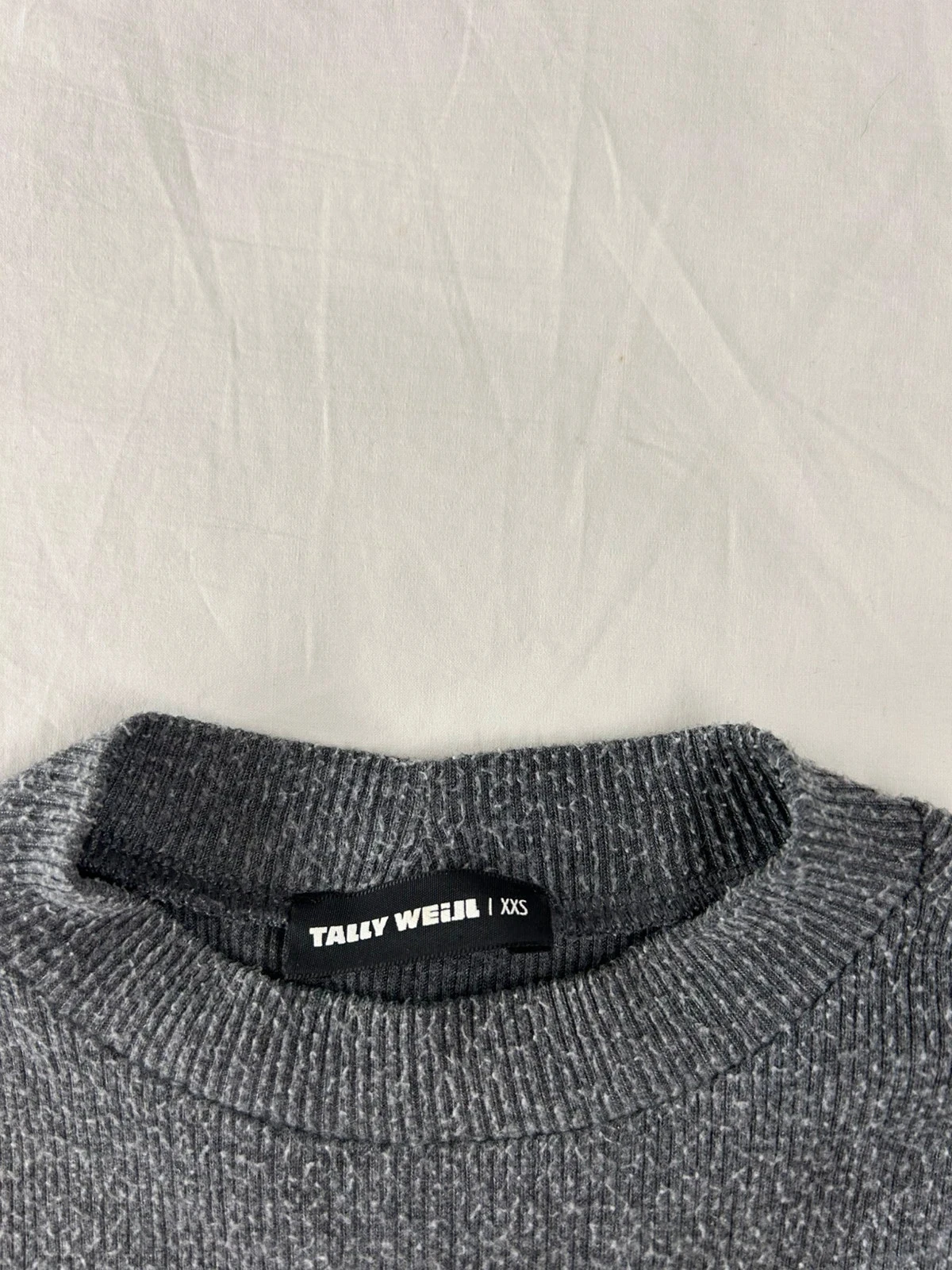 Suéter cinza vintage Tally Weijl – photo 4